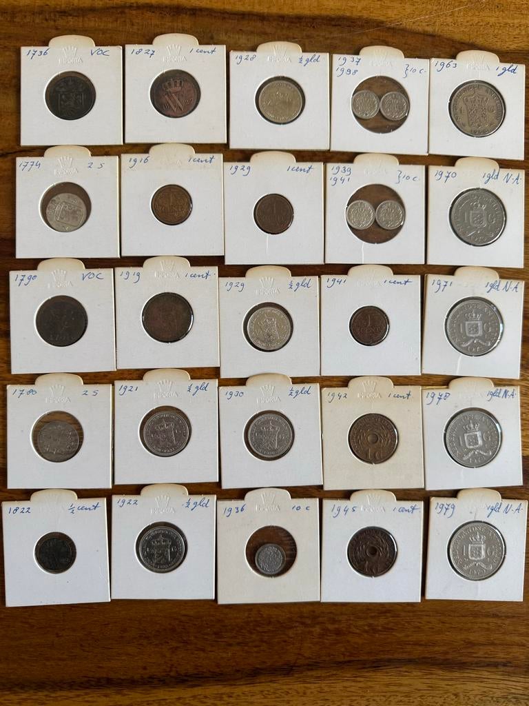 Collectie Nederlandse munten (VOC, guldens, centen), Postzegels en Munten, Munten | Nederland, Ophalen of Verzenden, Vóór koninkrijk