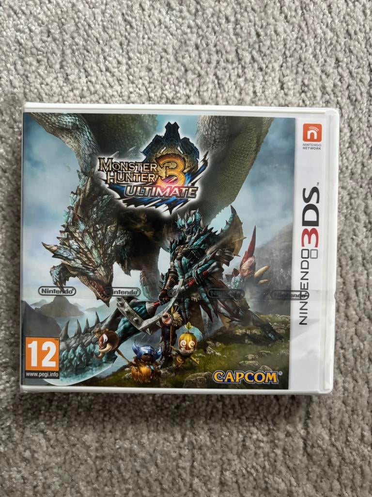 Monster Hunter 3 Ultimate (3DS, Sealed), Spelcomputers en Games, 1 speler, Ophalen of Verzenden, Zo goed als nieuw, Vanaf 12 jaar