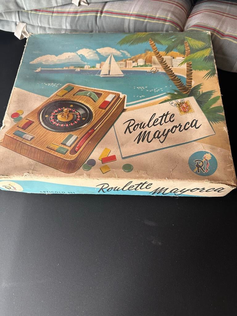 Antiek roulette spel Roulettte Mayorca, Ophalen of Verzenden, Gebruikt