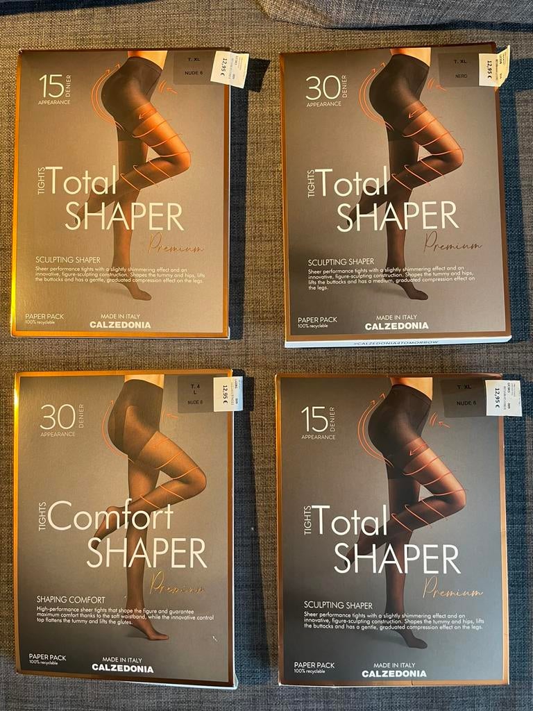 Vier nieuwe panty’s, Calzedonia,, Kleding | Dames, Leggings, Maillots en Panty's, Maat 48/52 (XL), Overige kleuren, Nieuw, Ophalen of Verzenden