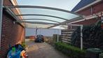 Gepoedercoate Carport / Terrasoverkapping met glazen dak, Tuin en Terras, Ophalen, Gebruikt, Carport