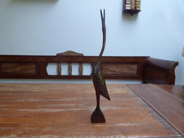 Vintage houten vogel, Ophalen of Verzenden