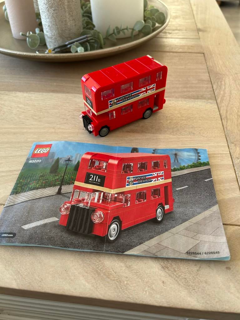 Lego London Bus 40220, Kinderen en Baby's, Speelgoed | Duplo en Lego, Ophalen of Verzenden, Zo goed als nieuw, Complete set, Lego