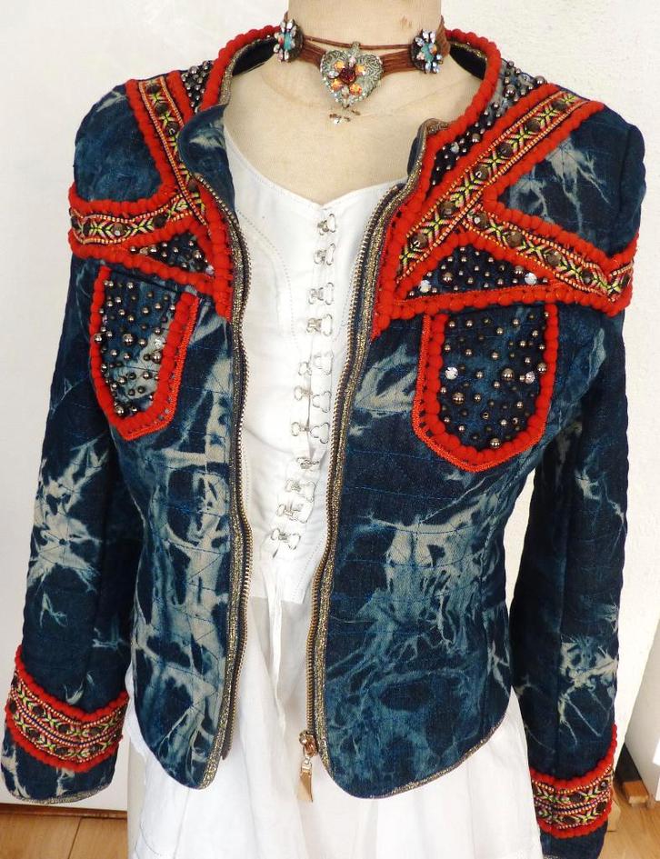 Prachtig nieuw Ambika jasje, Kleding | Dames, Jasjes, Kostuums en Pakken, Nieuw, Maat 36 (S), Blauw, Ophalen of Verzenden