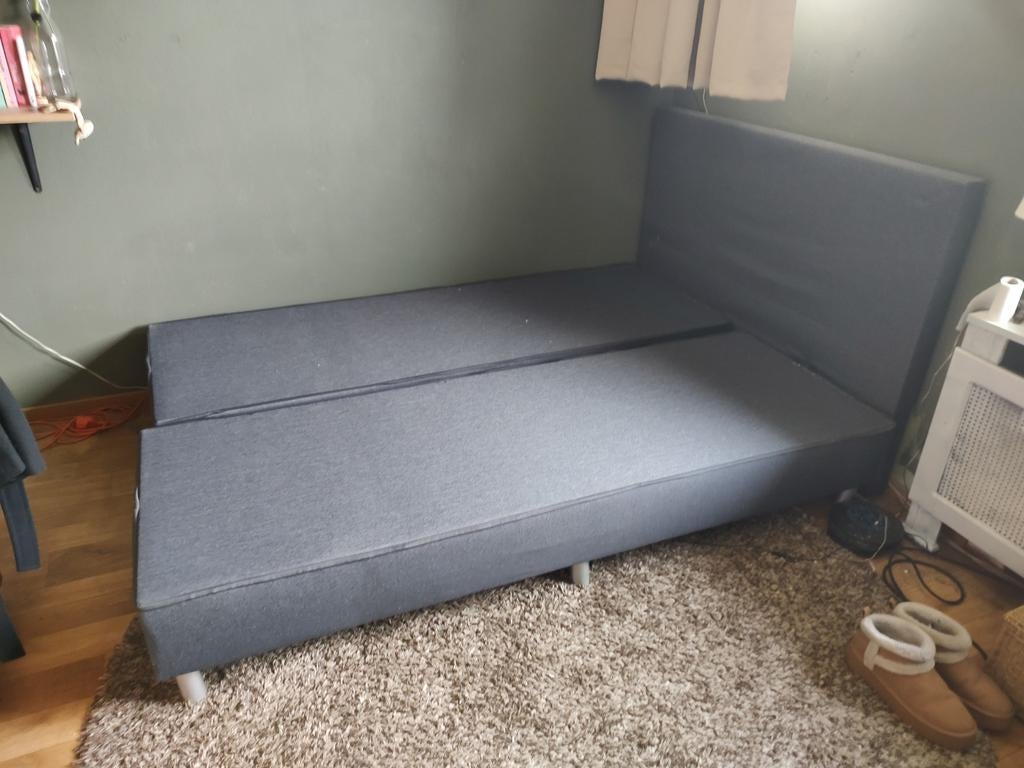 Gratis boxspring 140/200, Huis en Inrichting, Ophalen, Gebruikt, Tweepersoons