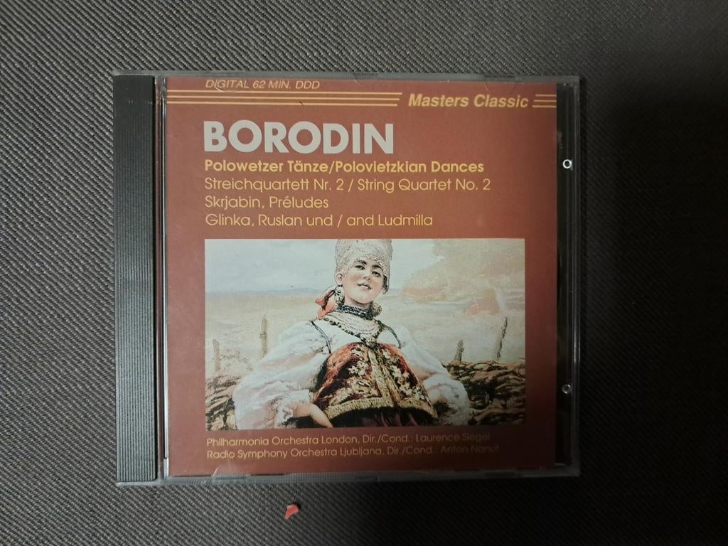 Borodin, skrjabin, tschaikowsky, glinka, Verzenden, Romantiek, Zo goed als nieuw