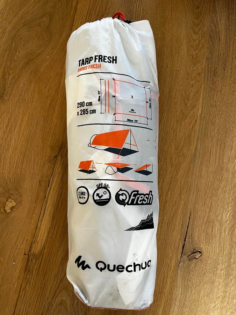 Quechua Tarp Fresh - Schaduwdoek voor kamperen, Caravans en Kamperen, Tentaccessoires, Zo goed als nieuw, Ophalen