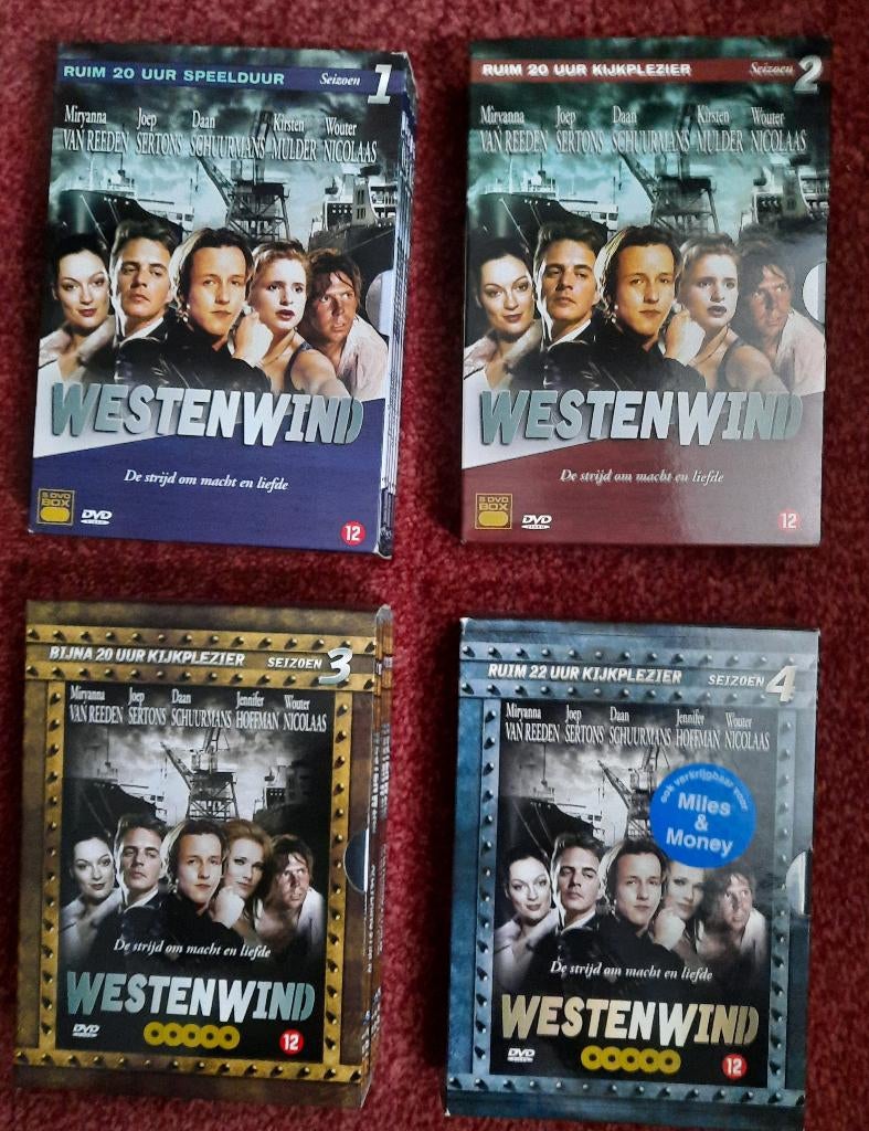 4 SEIZOENEN WESTENWIND - 1 t/m 4, Alle leeftijden, Ophalen of Verzenden, Zo goed als nieuw, Komedie
