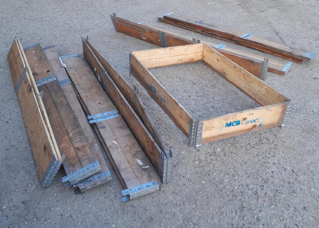 moestuin plantenbak opzetranden palletranden, Tuin en Terras, Bloembakken en Plantenbakken, Ophalen, Minder dan 30 cm, Rechthoekig