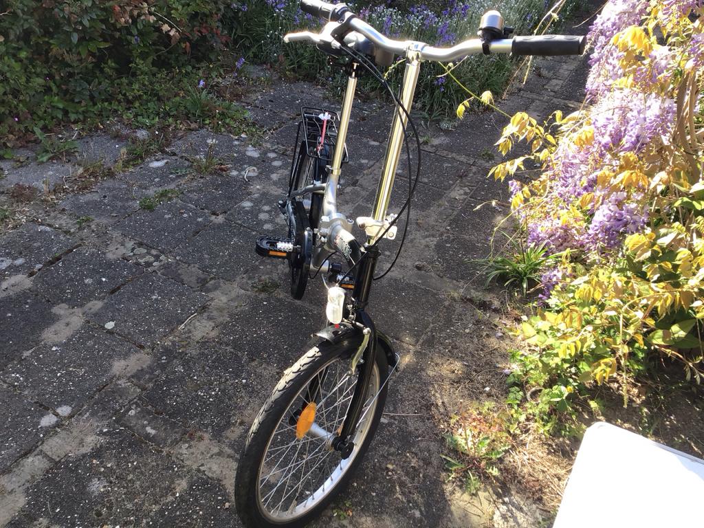 Compass vouwfiets, 20 inch, zo goed als nieuw, Fietsen en Brommers, Overige merken, 20 inch of meer, Velgrem, Versnellingen