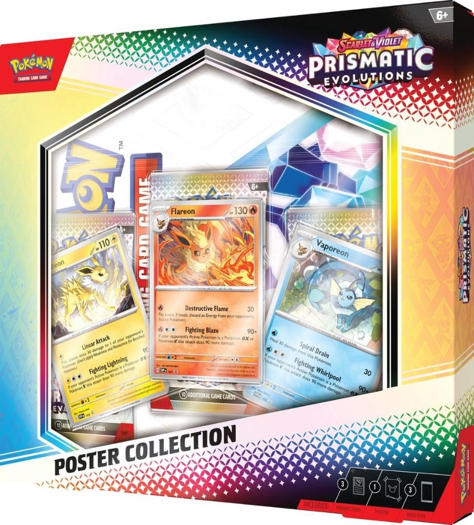 Pokémon Prismatic Evolutions Poster Collection Box, Ophalen of Verzenden, Nieuw, Boosterbox, Foil