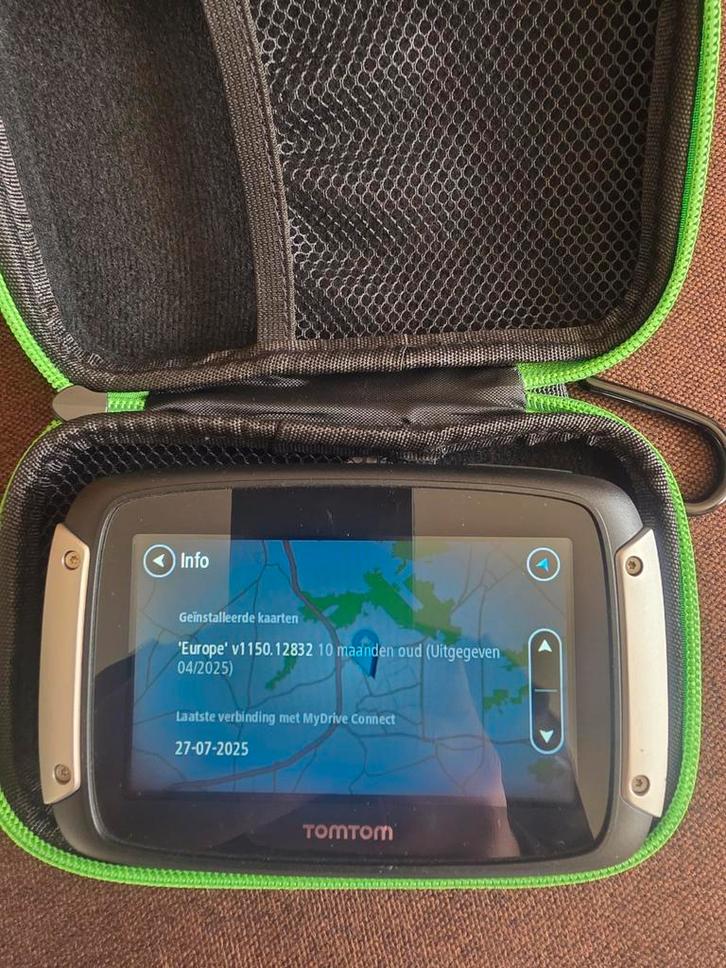 TomTom rider 400 navigatiesysteem met accessoires, Auto diversen, Autonavigatie, Zo goed als nieuw, Ophalen of Verzenden