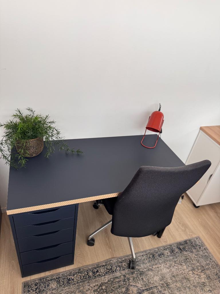 Bureau IKEA Lagkapten Alex, Ophalen, 120 cm, Scandinavisch, Demontabel