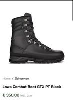 Lowa Combat GTX PT Zwarte Gevechtslaarzen Maat 43, Ophalen of Verzenden, Gedragen, Zwart, Boots