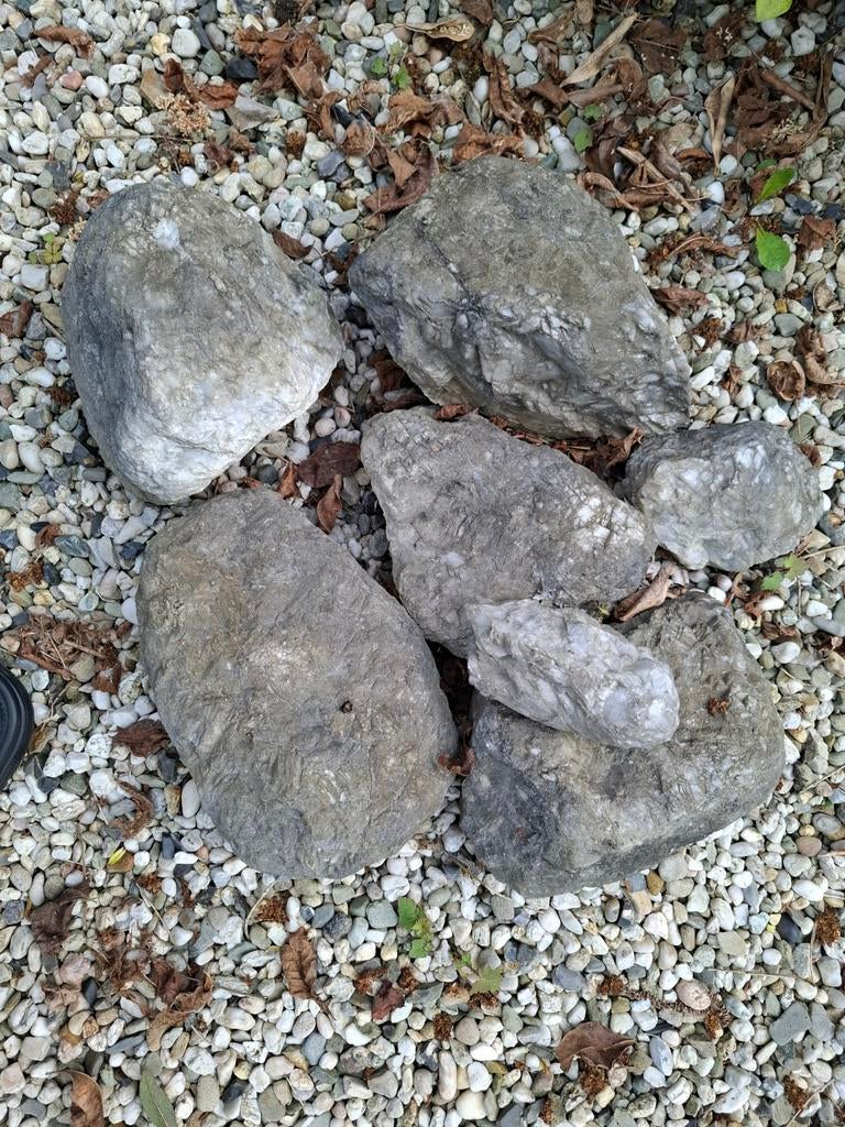 Diverse sierstenen voor tuin of decoratie, Tuin en Terras, Grind, Keien en Split, Ophalen, Gebruikt, Grijs, Kei