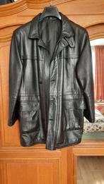 Zgan leren 3/4 jas. Maat 52, Ophalen of Verzenden, Zo goed als nieuw, Maat 52/54 (L), Bruin