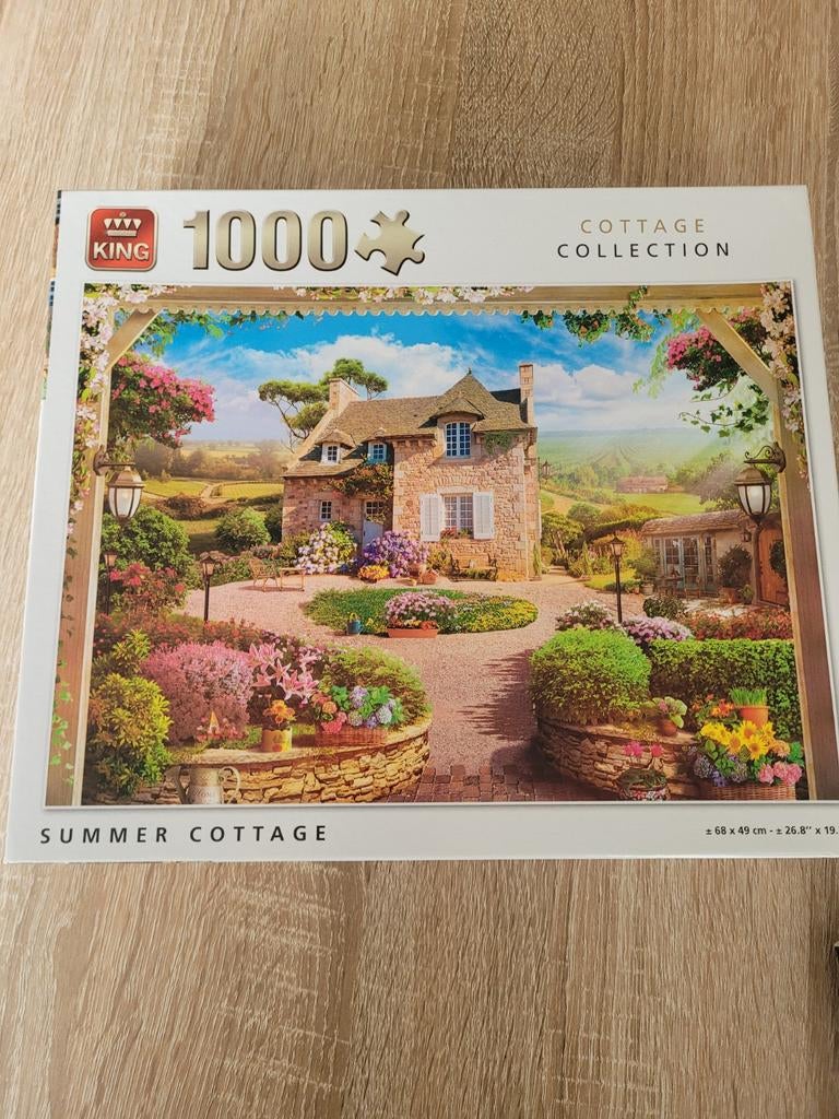 King puzzel 1000st, Ophalen of Verzenden, 500 t/m 1500 stukjes, Gebruikt