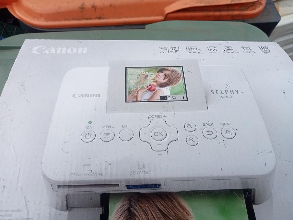 Canon Selphy CP810 Fotoprinter - In Goede Staat, Gebruikt, Fotoprinter, Canon, Kleur printen
