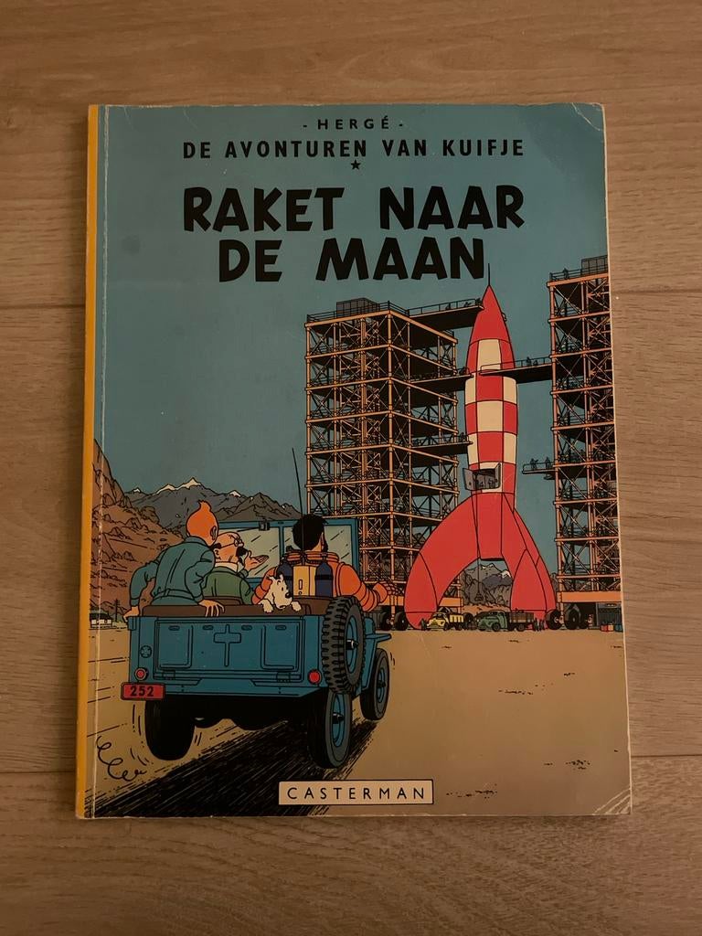 Kuifje: Raket naar de Maan, Eén stripboek, Ophalen of Verzenden, Gelezen