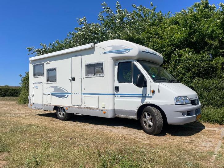 Fiat Ducato Adria automaat vast bed, Caravans en Kamperen, Campers, Particulier, tot en met 4, Half-integraal, Adria, Fiat, Diesel