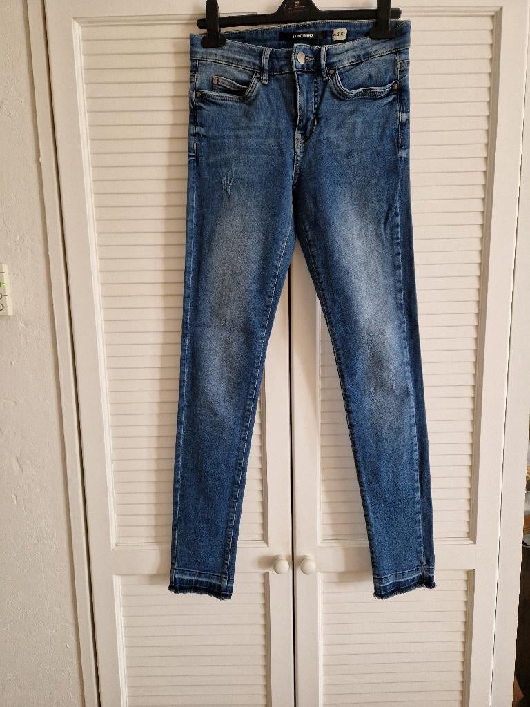 Saint Tropez Jeans maat 26/32, Kleding | Dames, Spijkerbroeken en Jeans, Gedragen, W27 (confectie 34) of kleiner, Blauw, Ophalen