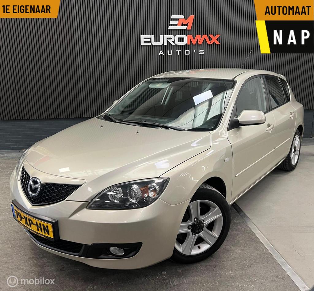 Mazda 3 1.6 S-VT Business Edition 1e Eigenaar-NAP-Automaat, Stof, Gebruikt, Zwart, 4 cilinders