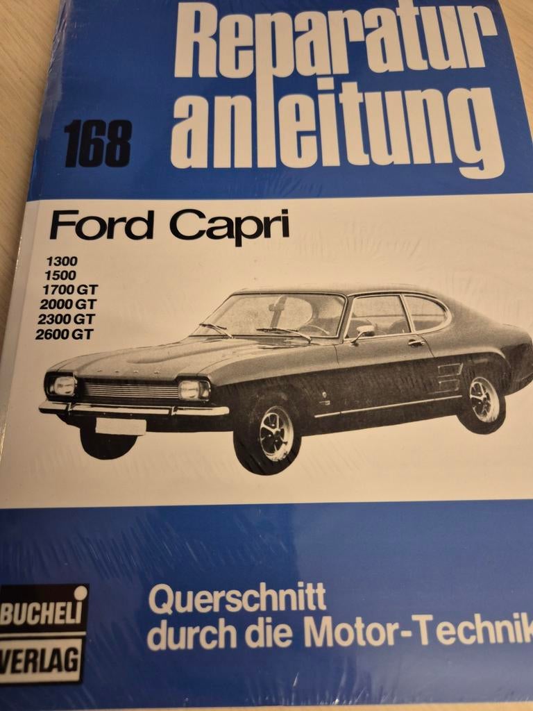 Nieuw in cellofaan Ford Capri I vraagbaak werkplaatshandboek, Ophalen of Verzenden