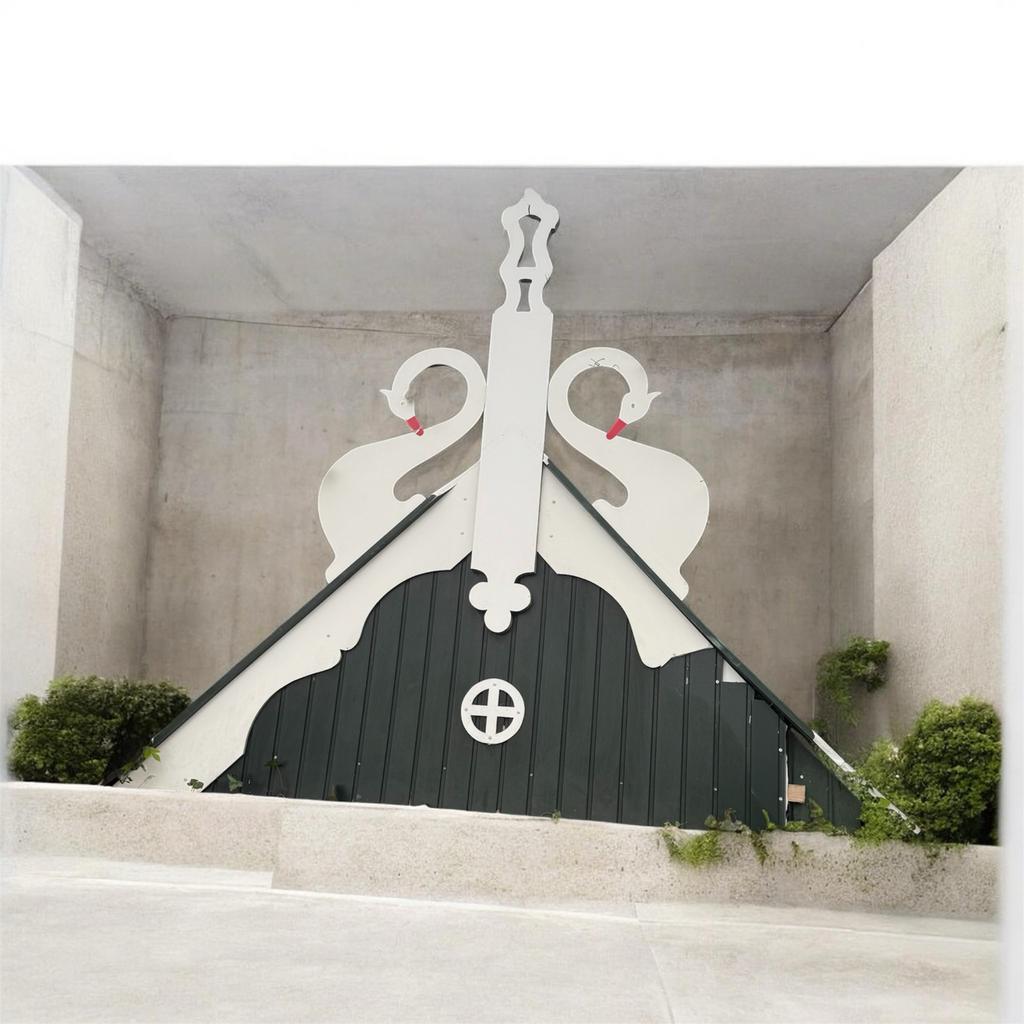 Fries uilenbord met zwanenmotief, 2,5 meter breed, Antiek en Kunst, Ophalen of Verzenden