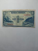 Indonesië 1 Rupiah 1951 - Zeldzaam Bankbiljet, Ophalen of Verzenden, Zuidoost-Azië, Los biljet
