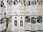 196 vintage advertenties reclames 1949-1950, Ophalen of Verzenden, Gebruikt, Overige typen
