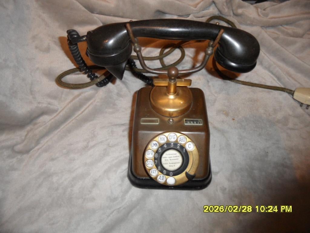 Antieke Telefoon., Telecommunicatie, Vaste telefoons | Niet Draadloos, Ophalen of Verzenden, Gebruikt