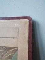 Oude schoolplaat religieus heilige Oda +-60-70cm igst Miekje, Ophalen, Natuur en Biologie