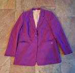 Vintage retro blazer - No One Else - Oversized M, Maat 38/40 (M), No one else, Paars, Ophalen of Verzenden
