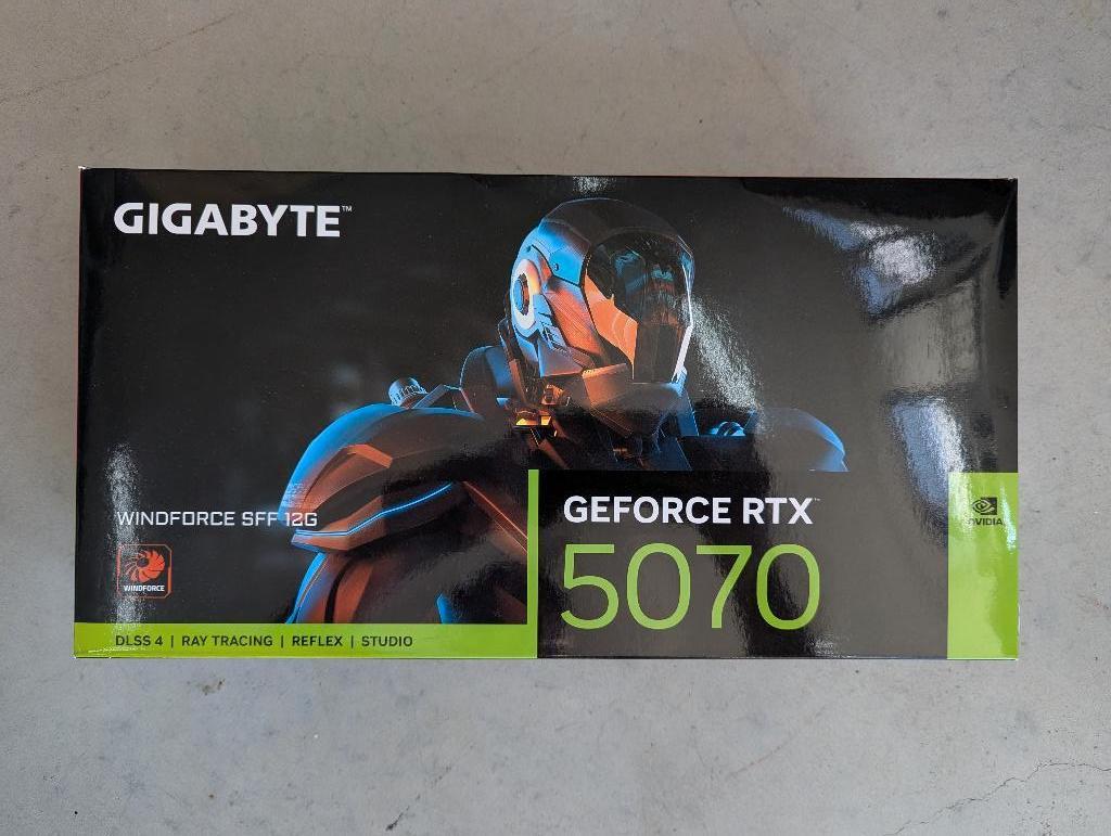 Gigabyte RTX 5070 videokaart doos (leeg), Computers en Software, Videokaarten, Ophalen, Overige soorten, Nieuw, Overige chipsets