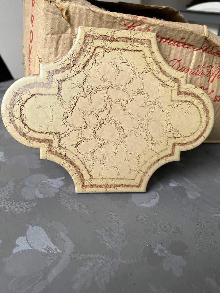 Nieuwe tegels Ceramica Danilo Raffi & Figli arabesk, Nieuw, Ophalen of Verzenden, Minder dan 20 cm, Minder dan 5 m²