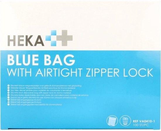 Heka Blue bag met gripsluiting🍀5 dozen🌿Nieuw, Diversen, Verpleegmiddelen, Ophalen, Nieuw