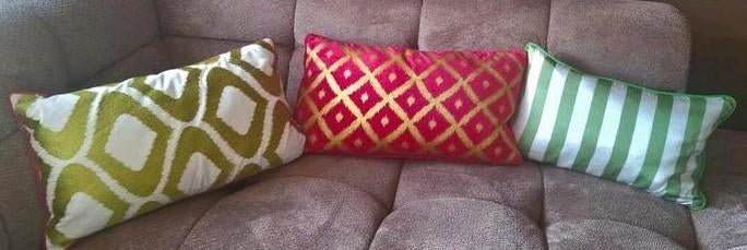 3X sierkussen , 2x Colmore 1x Le Palais, Ophalen of Verzenden, Vierkant