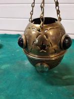 lamp paleatijnse lamp messing en glas, Ophalen of Verzenden, 'T Olde Gre-j, Info@toldegrej.nl, Endepoelstraat 20f Didam