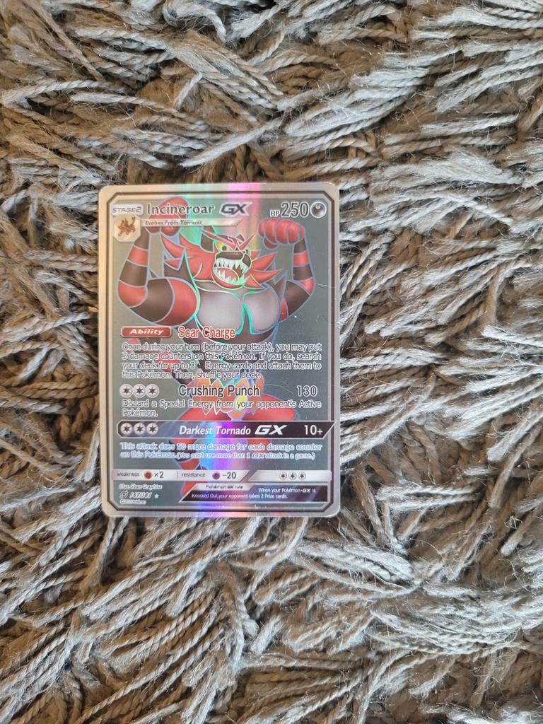 Incineroar GX pokemonkaart, Ophalen of Verzenden