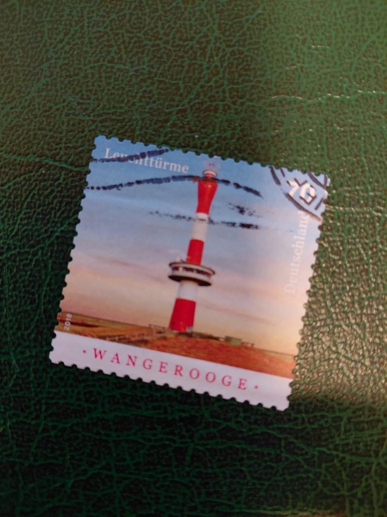 2018 Duitsland vuurtoren Wangerooge, Verzenden, BRD, Gestempeld