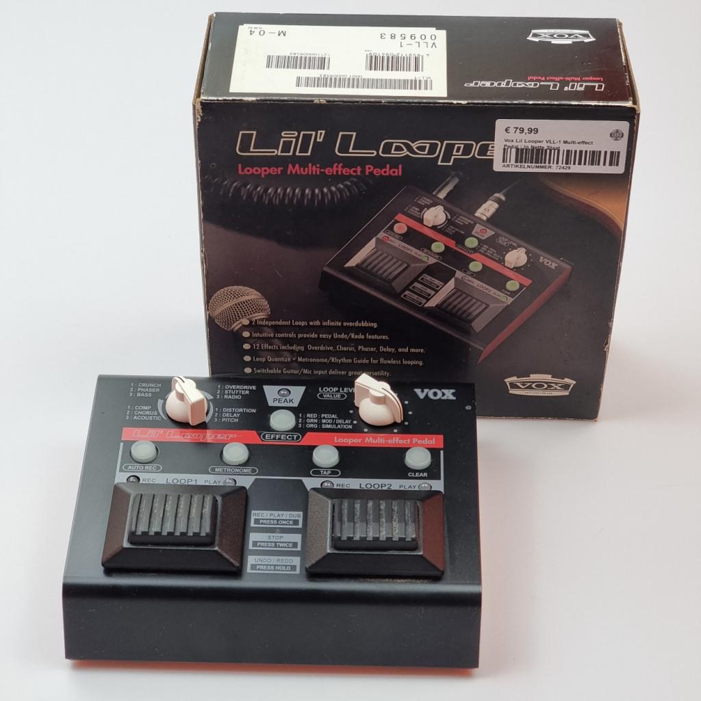 Vox Lil Looper VLL-1 Multi-effect Pedal | In Nette Staat, Muziek en Instrumenten, Effecten, Vox, Zo goed als nieuw, https://voxamps.com/en-us/contact