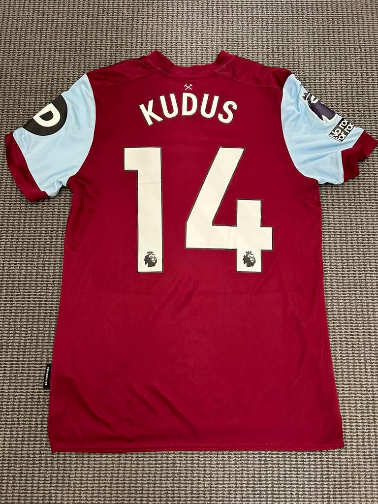 Matchworn shirt Mohammed Kudus, West Ham United, Ajax, Ophalen of Verzenden, Zo goed als nieuw, Buitenlandse clubs, Shirt