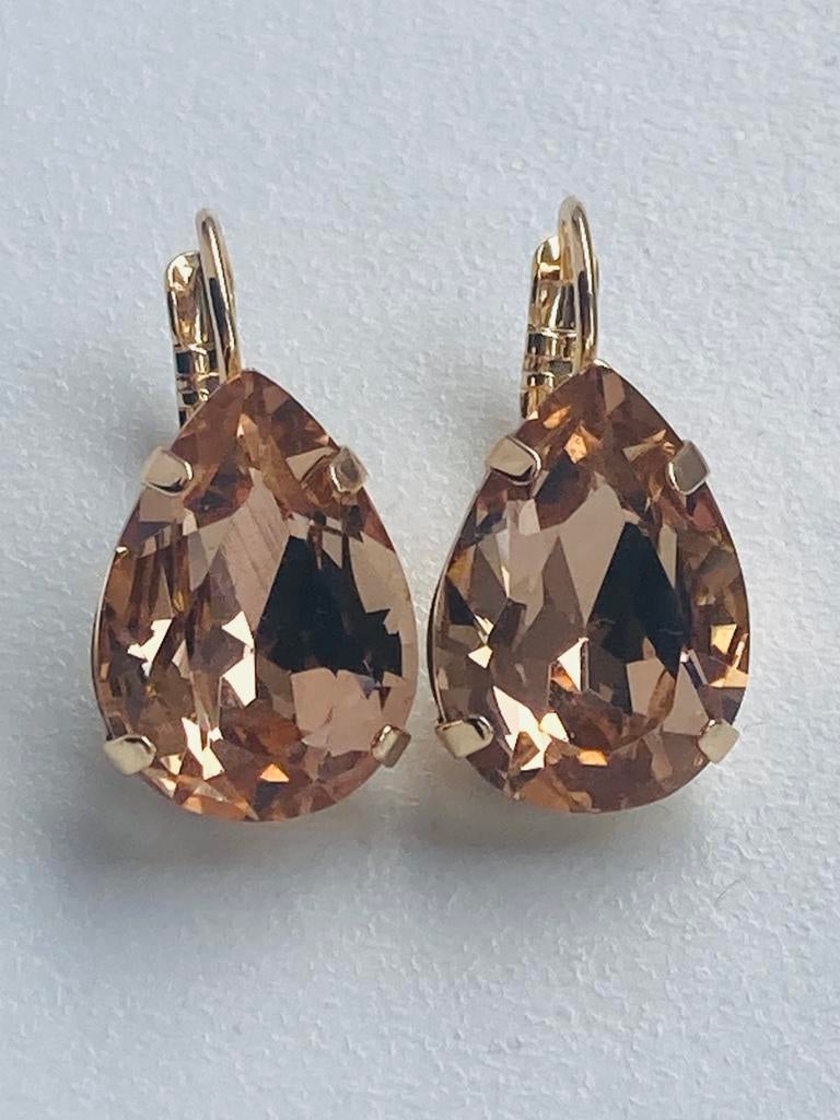 Otazu Lacrima oorhangers Light Silk, Sieraden, Tassen en Uiterlijk, Oorbellen, Met kristal, Overige materialen, Hangers, Nieuw