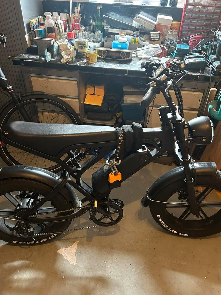 Fatbike V20 met Gashendel, Fietsen en Brommers, Elektrische fietsen, Gebruikt, Overige merken, 59 cm of meer, 30 tot 50 km per accu