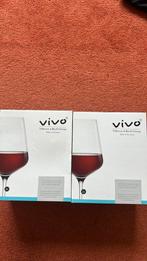 Vivo Villeroy & Bosch rode wijnglazen 4 stuks, Ophalen of Verzenden, Nieuw, Overige typen