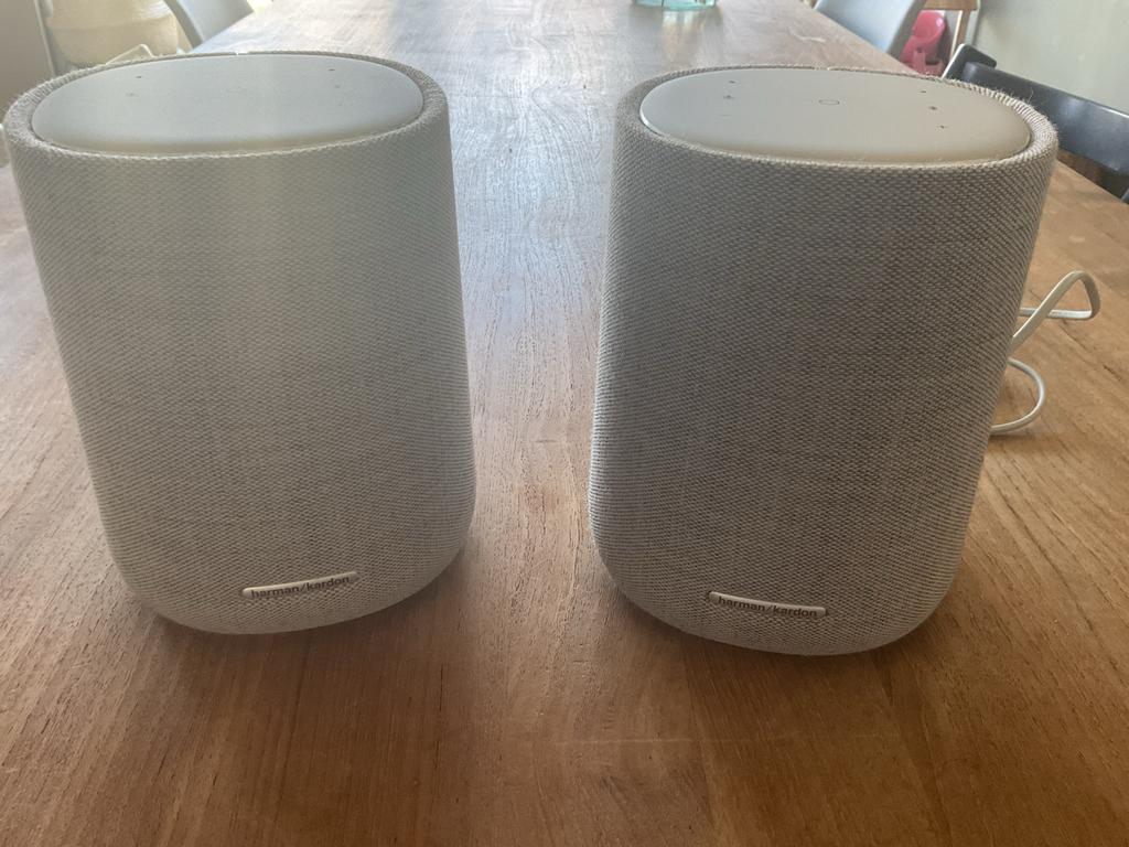 Harman Kardon Citation One mkII - Smart Speaker (2 stuks), Audio, Tv en Foto, Luidsprekers, Zo goed als nieuw, Front, Rear of Stereo speakers