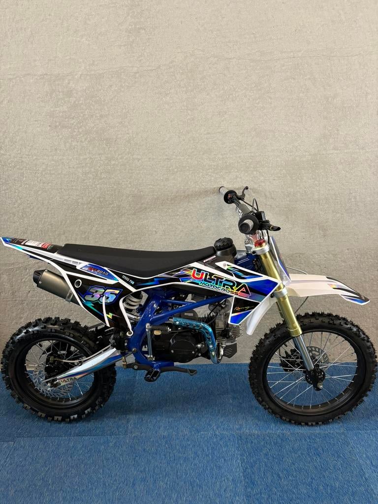 Nieuwe Ultra Pro 125CC pitbike/schakel/4-takt/4 kleuren, Ophalen, Massakassa, Nieuw, 125 cc