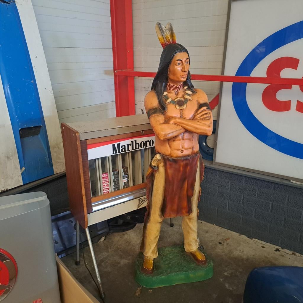 Indian Chief beeld, Verzamelen, Ophalen, Gebruikt, Mens