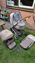 Mutsy Nio kinderwagen, zeer compleet, grijs/groen/cognac, Ophalen, Gebruikt, Combiwagen, Mutsy