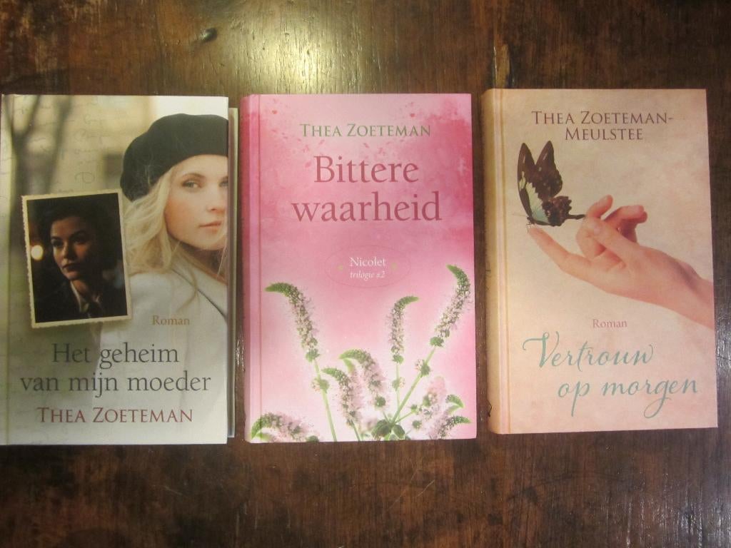 Thea Zoeteman Meulstee Vertrouw op morgen/waarheid/geheim, Boeken, Romans, Ophalen of Verzenden, Zo goed als nieuw, Nederland